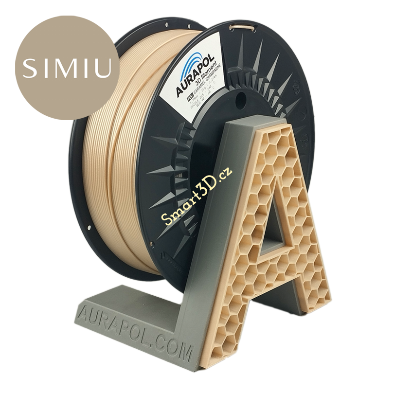 Filament AURAPOL / PLA / CARAMEL CHAMPAGNE / 1,75 mm / 1 kg.