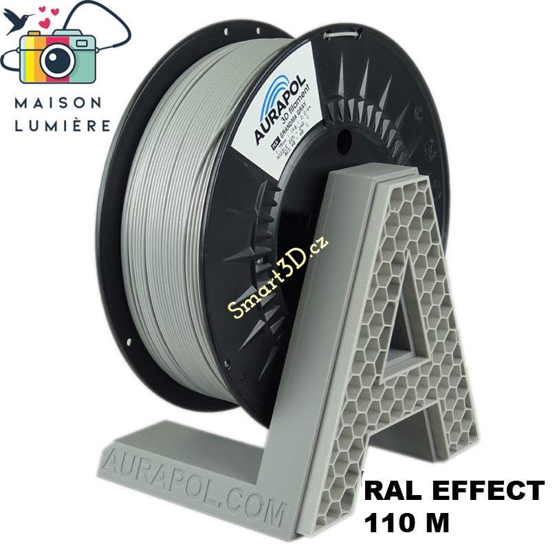 Filament AURAPOL / PLA / GRANDMA GRAY / 1,75 mm / 1 kg.