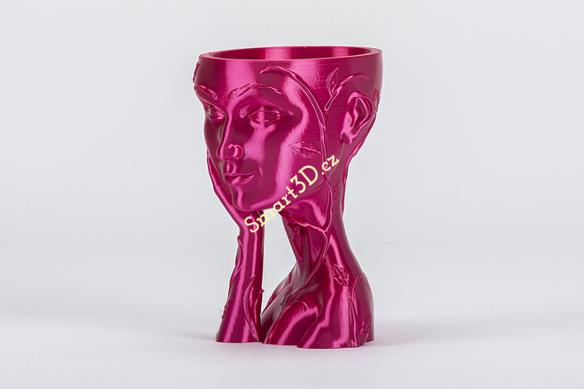 Filament FILAMENT-PM / PLA SILK / "Dark Pink" / 1,75 mm / 1 kg.