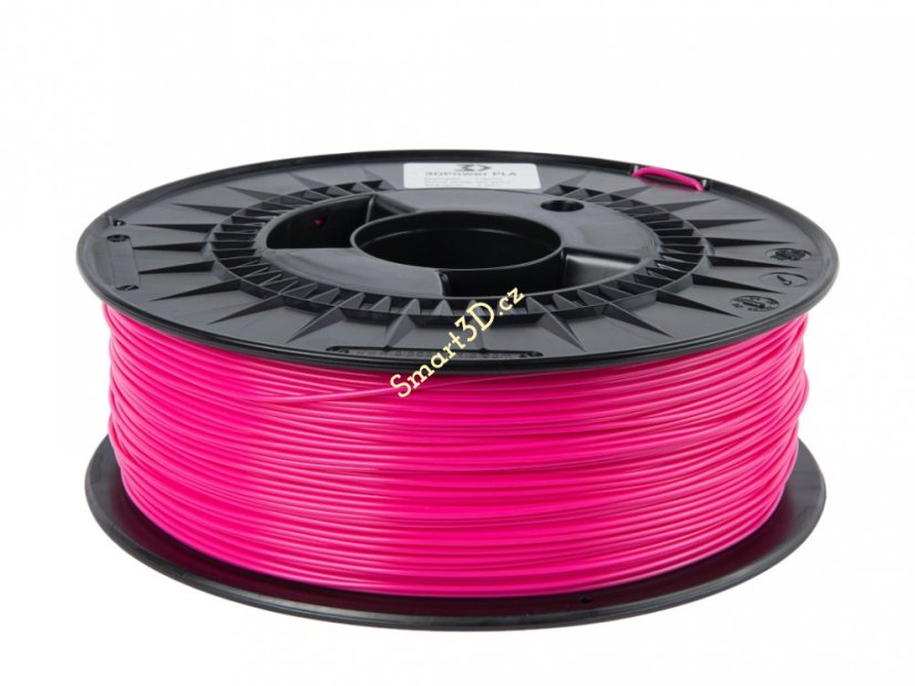 Filament 3D POWER / Basic PLA / RŮŽOVÁ / 1,75 mm / 1 kg.