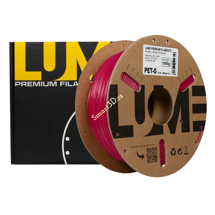 Filament LUME / PETG / PINK-MAGENTA / 1,75 mm / 1 kg