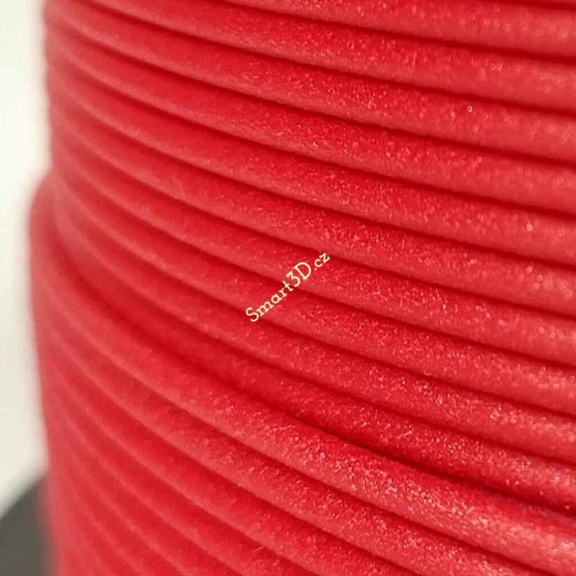 Filament AURAPOL / PLA / ČERVENÁ METALÍZA / 1,75 mm / 1 kg.