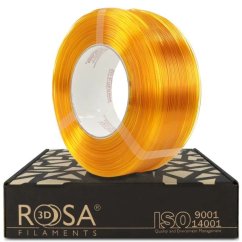 ReFill ROSA3D / PETG Standard HS / ŽLUTÁ TRANSPARENTNÍ / 1,75 mm / 1 kg