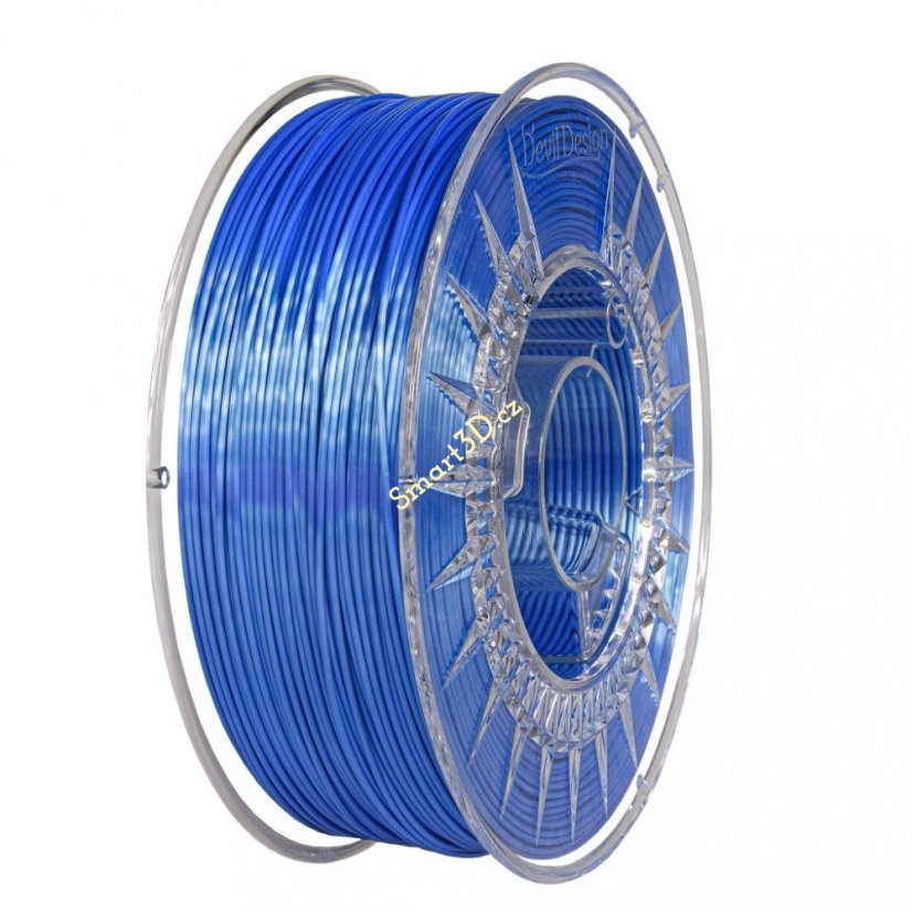 Filament DEVIL DESIGN / PLA SILK / BLUE / 1,75 mm / 1 kg.