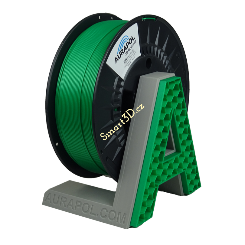 Filament AURAPOL / PLA / ZELENÁ PERLEŤ / 1,75 mm / 1 kg.