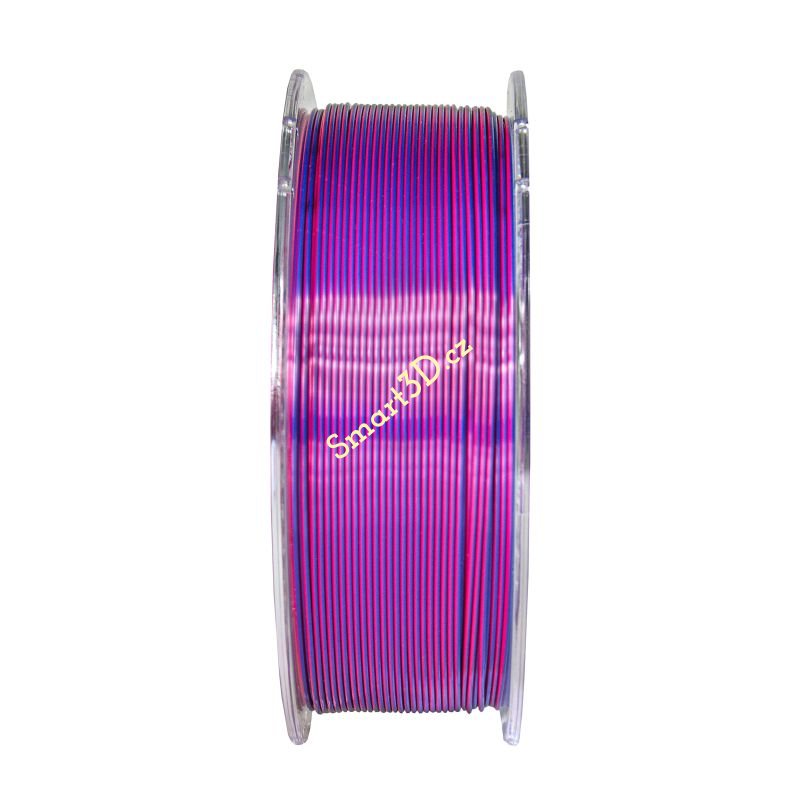 Filament DEVIL DESIGN / PLA SILK DUAL / PERLEŤOVO RUŽOVÁ + FIALOVÁ / 1,75 mm / 1 kg.