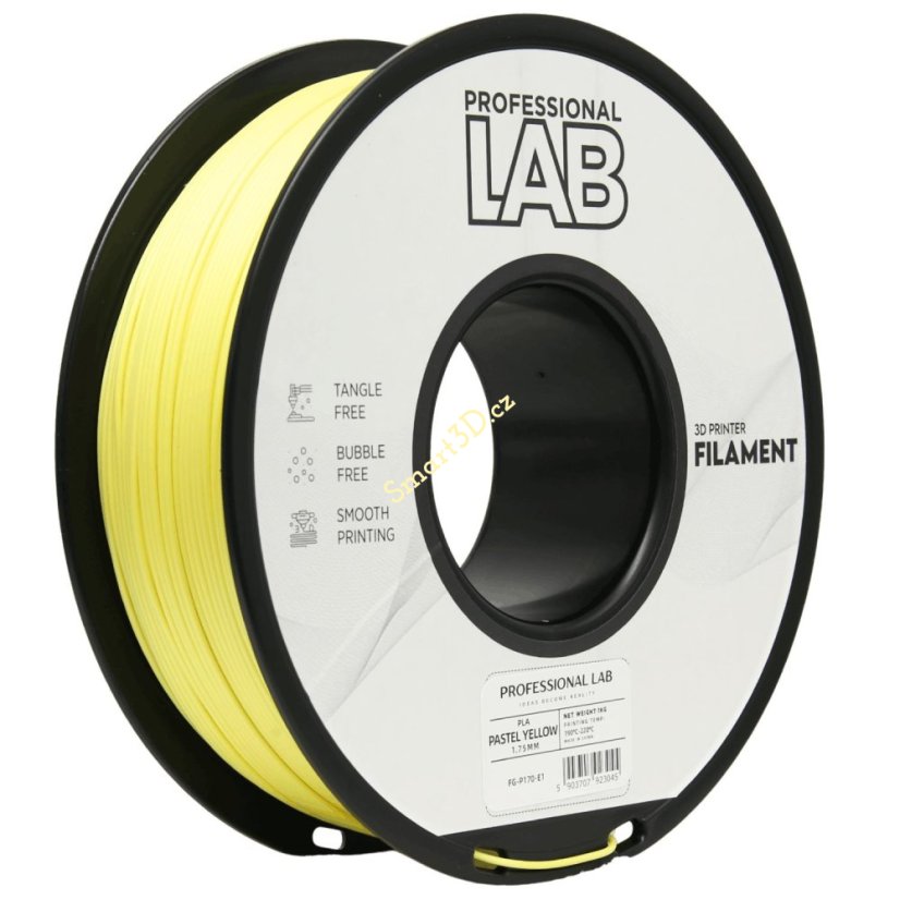Filament PROFESSIONAL LAB / PLA Pastel / YELLOW / 1,75 mm / 1 kg