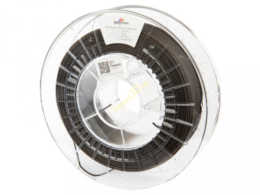 Filament SPECTRUM / PLA SPECIAL / DŘEVO ČERNÝ EBEN / 1,75 mm / 0,5 kg