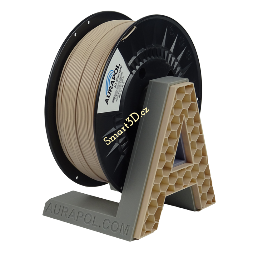 Filament AURAPOL / PETG / ARMY POUŠTNÍ "STORM" / 1,75 mm / 1 kg.