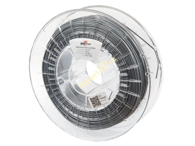 Filament SPECTRUM / PETG TECH / HT100 SILVER STEEL / 1,75 mm / 0,5 kg