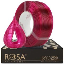 ReFill ROSA3D / PETG Standard HS / RŮŽOVÁ TRANSPARENTNÍ / 1,75 mm / 1 kg