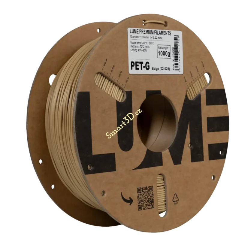 Filament LUME / PETG / BEIGE / 1,75 mm / 1 kg