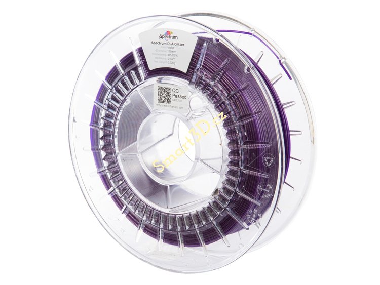 Filament SPECTRUM / PLA GLITTER / FIALOVÁ / 1,75 mm / 0,5 kg