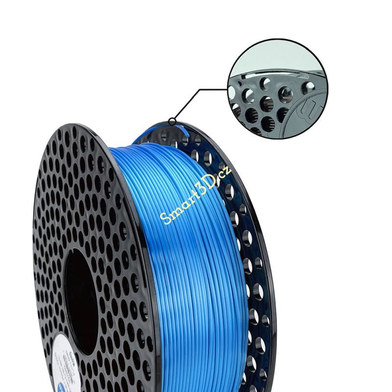 Filament AzureFilm / PLA SILK / MODRÁ „OCEAN“ / 1,75 mm / 1 kg.