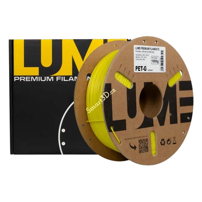 Filament LUME / PETG / CITRONOVÁ / 1,75 mm / 1 kg