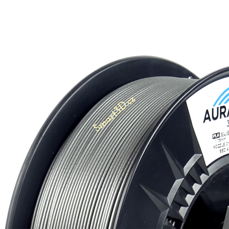 Filament AURAPOL / PLA / STŘÍBRNÁ / 1,75 mm / 1 kg.