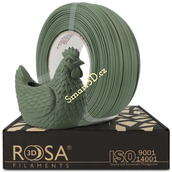 ReFill ROSA3D / PLA SPEED MATT / ZELENÁ "SAGE" / 1,75 mm / 1 kg