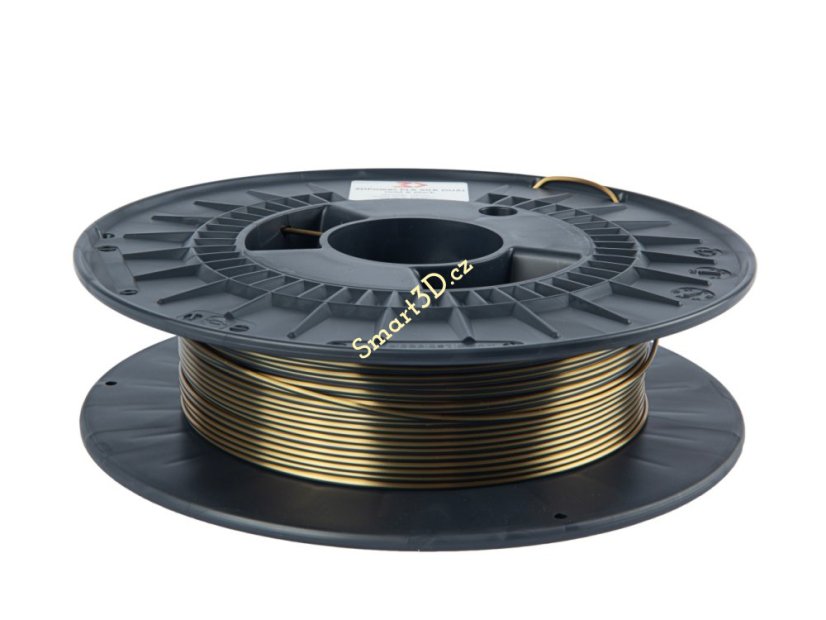 Filament 3D POWER / SILK DUAL / ZLATÁ+ČIERNA / 1,75 mm / 0,3 kg.