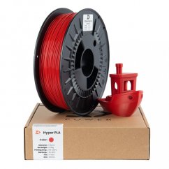 Filament 3D POWER / Hyper PLA / ČERVENÁ "FLAME" / 1,75 mm / 0,75 kg.