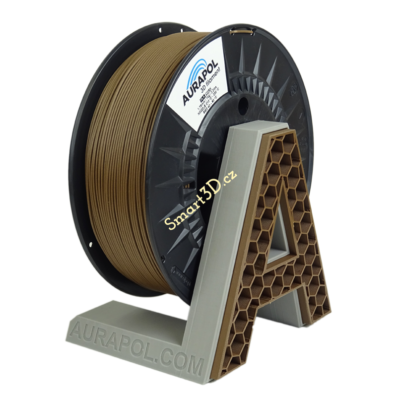 Filament AURAPOL / PLA WOOD / CORK/ 1,75 mm / 1 kg.