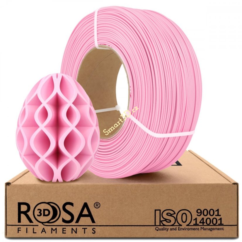 ReFill ROSA3D / PLA PASTEL / RUŽOVÁ / 1,75 mm / 1 kg