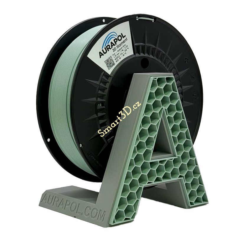 Filament AURAPOL / PLA / SEAFOAM BLUE / 1,75 mm / 1 kg.