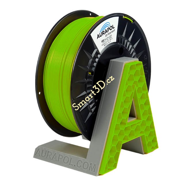 Filament AURAPOL / PLA / ŽLUTOZELENÁ / 1,75 mm / 1 kg.