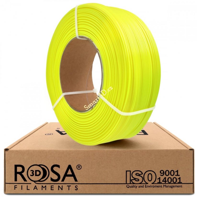 ReFill ROSA3D / PETG Standard / NEONOVĚ ŽLUTÁ / 1,75 mm / 1 kg