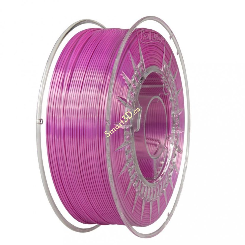 Filament DEVIL DESIGN / PLA SILK / JASNĚ RŮŽOVÁ / 1,75 mm / 1 kg.