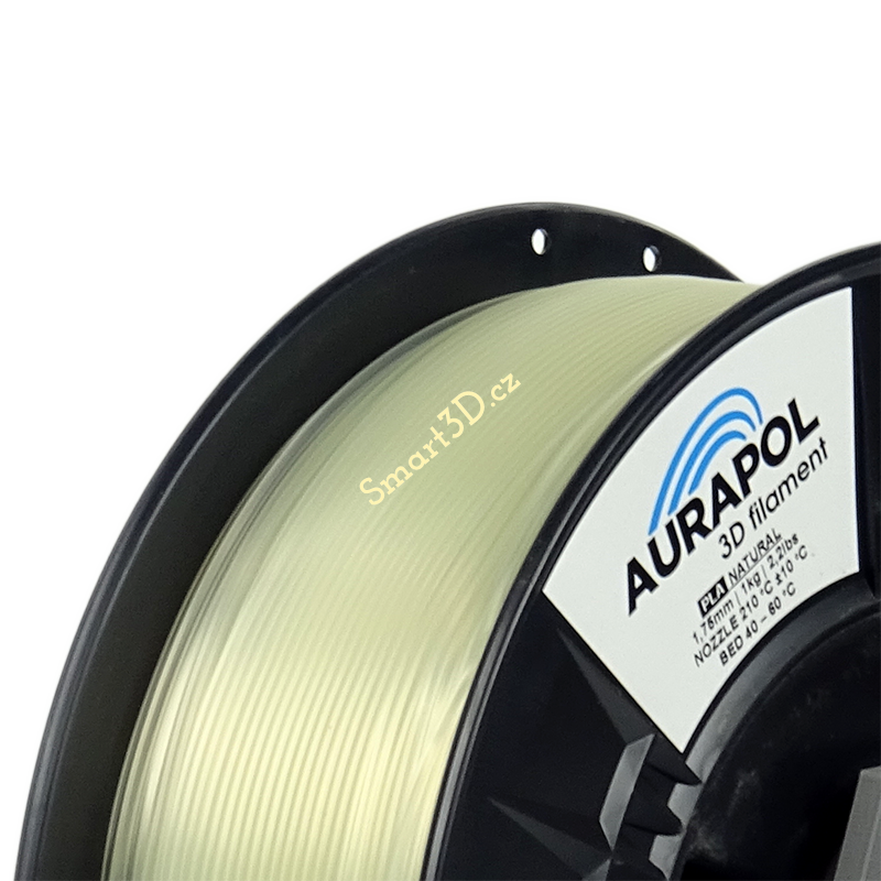Filament AURAPOL / PLA / NATURAL / 1,75 mm / 1 kg.