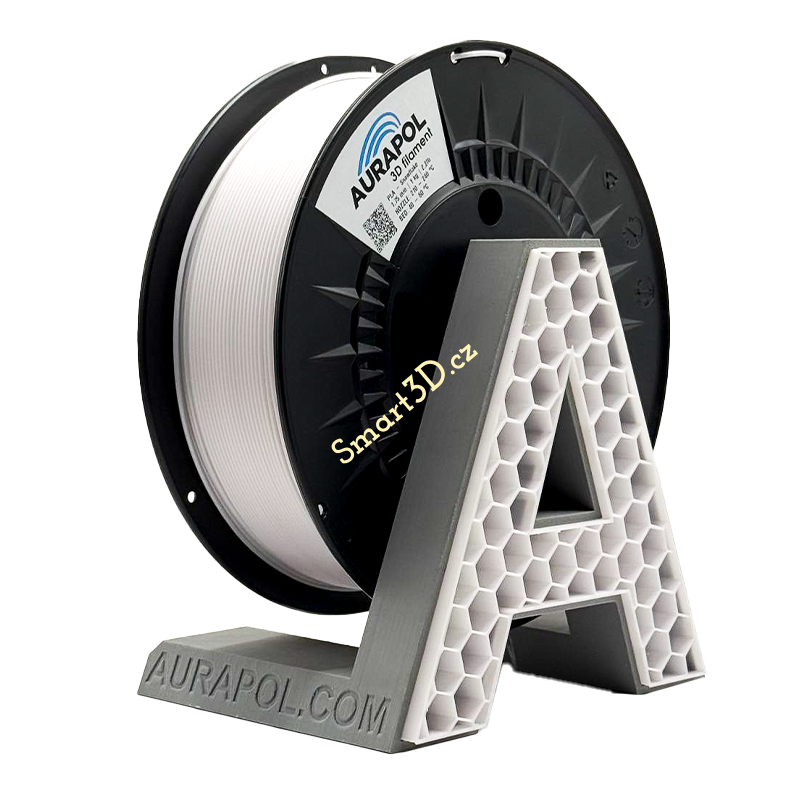 Filament AURAPOL / PLA / SNOWFLAKE / 1,75 mm / 1 kg.