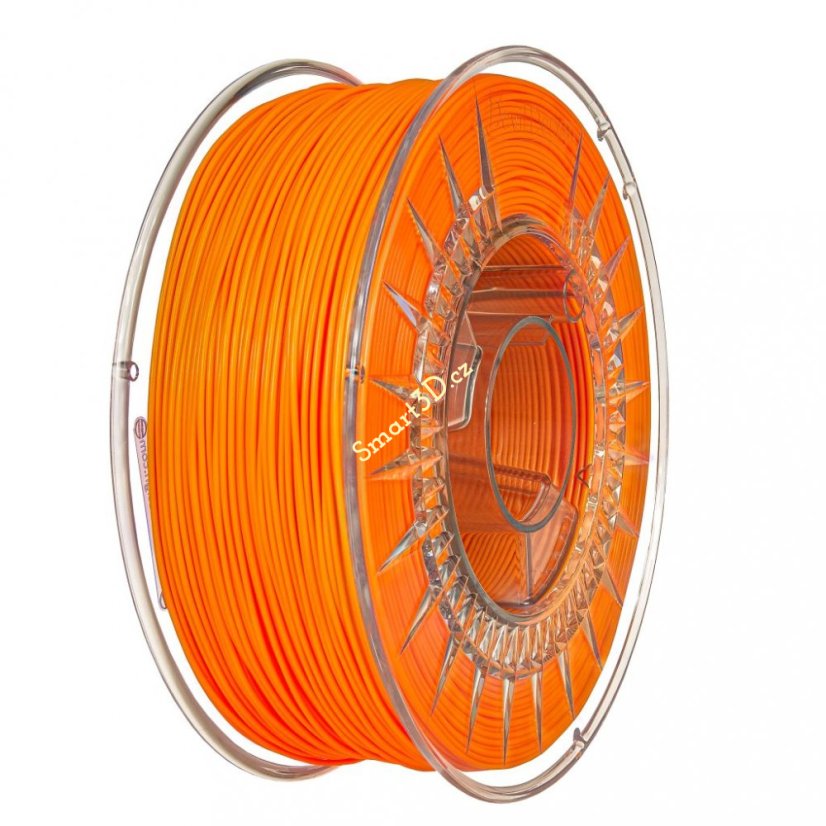 Filament DEVIL DESIGN / PLA / JASNĚ ORANŽOVÁ / 1,75 mm / 1 kg.