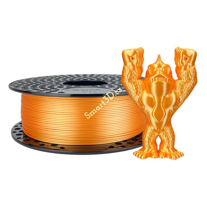 Filament AzureFilm / PLA SILK / ORANŽOVÁ „FLAME“ / 1,75 mm / 1 kg.
