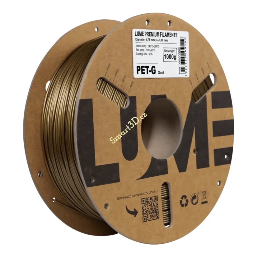 Filament LUME / PETG / ZLATÁ / 1,75 mm / 1 kg
