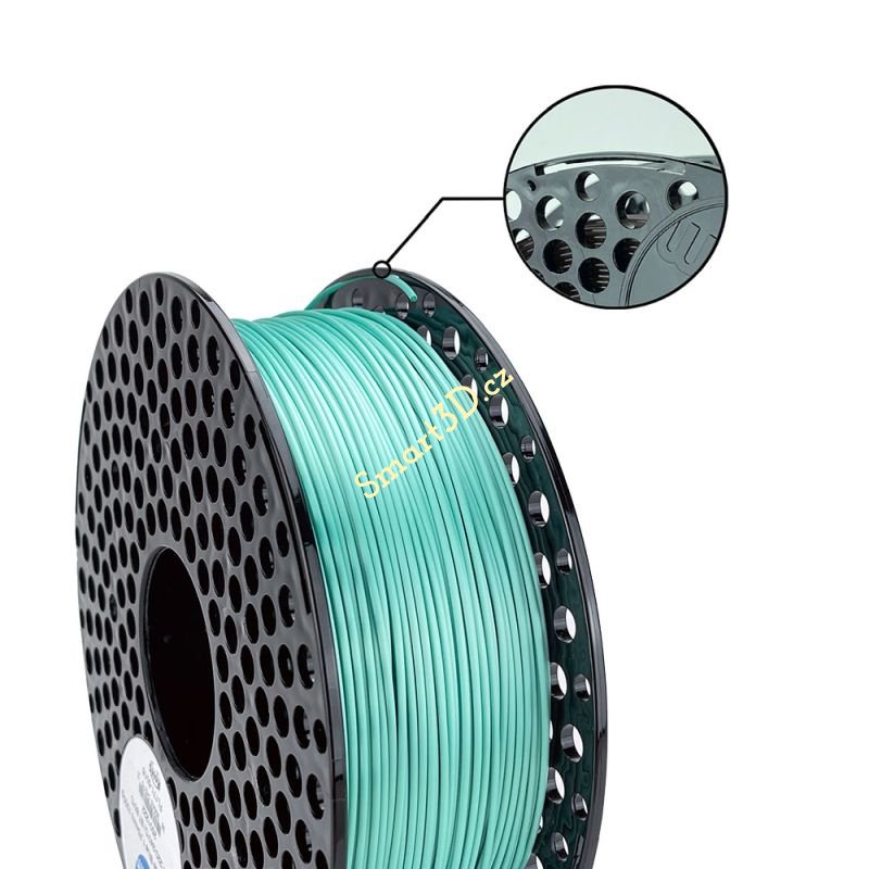 Filament AzureFilm / PLA SILK / TURQUOISE BLUE / 1,75 mm / 1 kg.