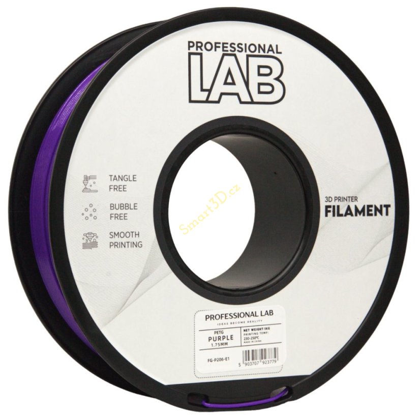Filament Professional LAB / PETG / PURPUROVÁ / 1,75 mm / 1 kg Filament Professional LAB / PETG / PURPUROVÁ / 1,75 mm / 1 kg