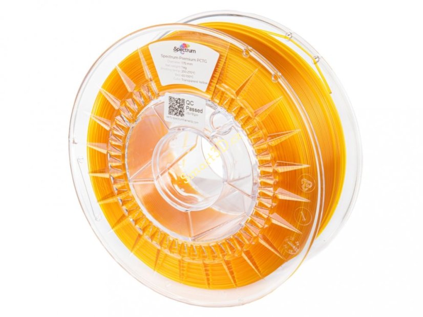 Filament SPECTRUM / PCTG / ŽLUTÁ TRANSPARENTNÍ / 1,75 mm / 1 kg