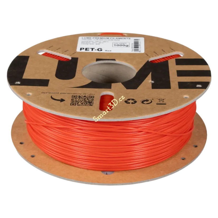 Filament LUME / PETG / RED / 1,75 mm / 1 kg