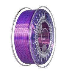 Filament DEVIL DESIGN / PLA SILK DUAL / PERLEŤOVĚ RŮŽOVÁ + FIALOVÁ / 1,75 mm / 1 kg.