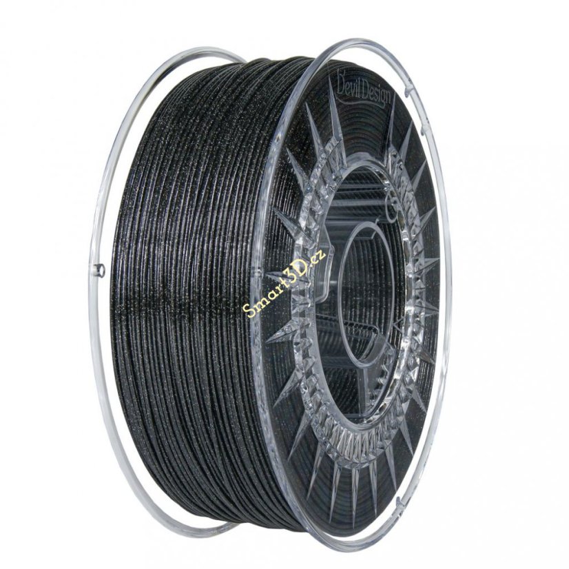 Filament DEVIL DESIGN / PETG / ČERNÁ GALAXY / 1,75 mm / 1 kg.