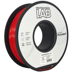 Filament PROFESSIONAL LAB / PLA+ / ČERVENÁ / 1,75 mm / 1 kg
