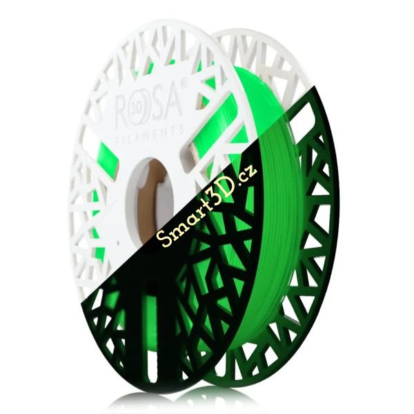 Filament ROSA3D / PLA Starter / GLOW IN THE DARK GREEN / UV GLOW / 1,75mm / 0,5kg