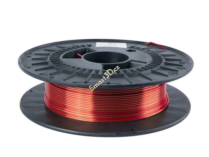 Filament 3D POWER / SILK DUAL / RED+GOLD / 1,75 mm / 0,3 kg.