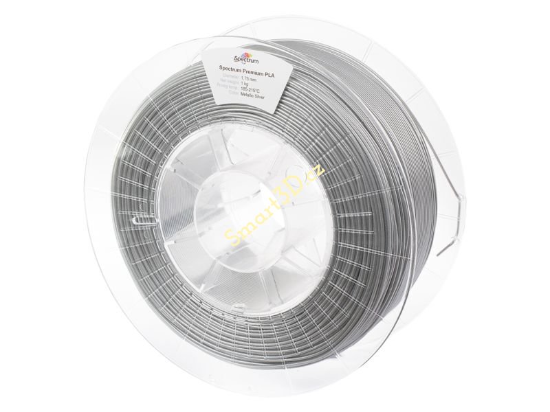 Filament SPECTRUM / PLA GLITTER / METALICKÁ STŘÍBRNÁ / 1,75 mm / 1 kg