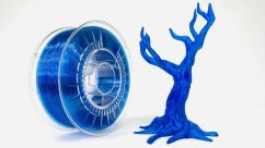 Filament DEVIL DESIGN / PETG / SUPER BLUE TRANSPARENT / 1,75 mm / 1 kg.