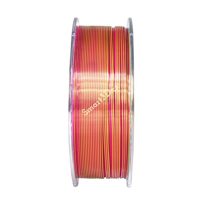 Filament DEVIL DESIGN / PLA SILK DUAL / PERLEŤOVO RUŽOVÁ + ZLATÁ / 1,75 mm / 1 kg.