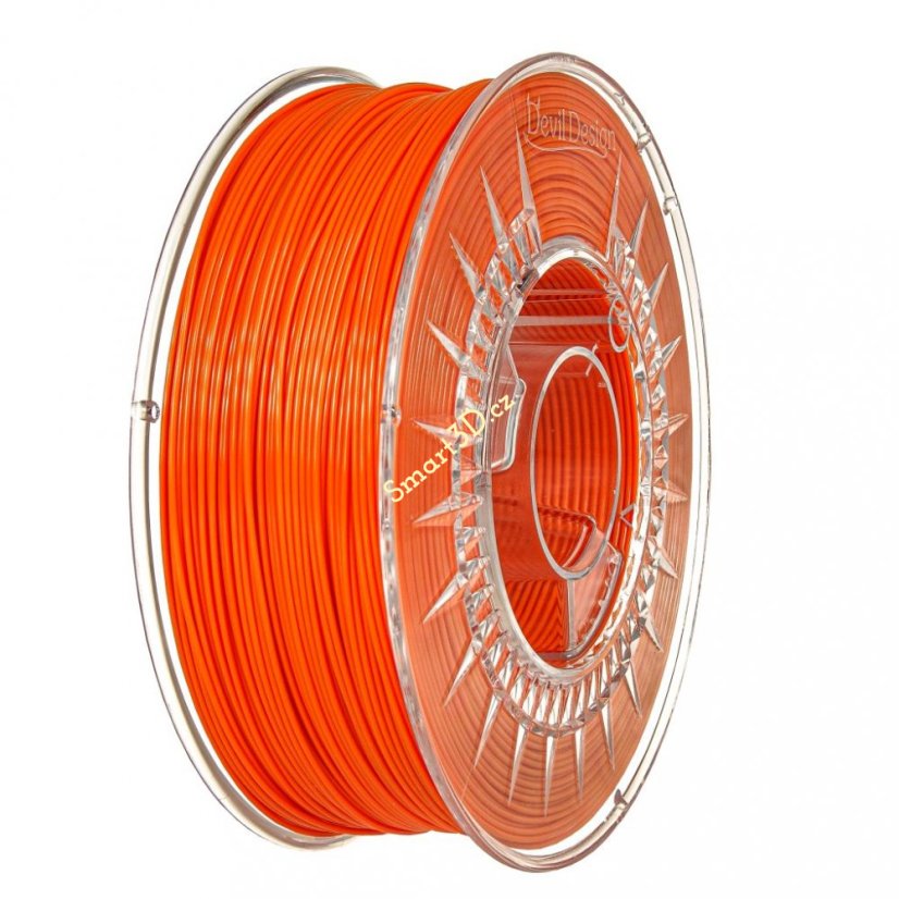Filament DEVIL DESIGN / PLA / TMAVĚ ORANŽOVÁ / 1,75 mm / 1 kg.