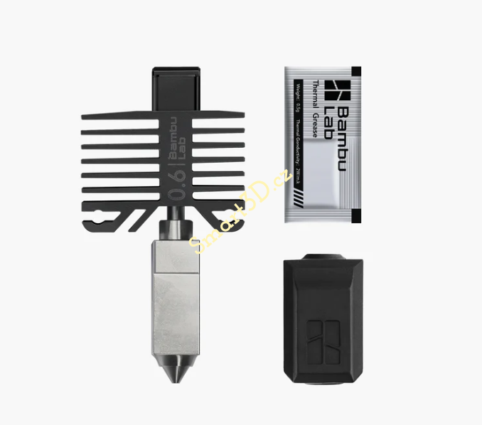 Hotend with hardened steel nozzle 0.6mm