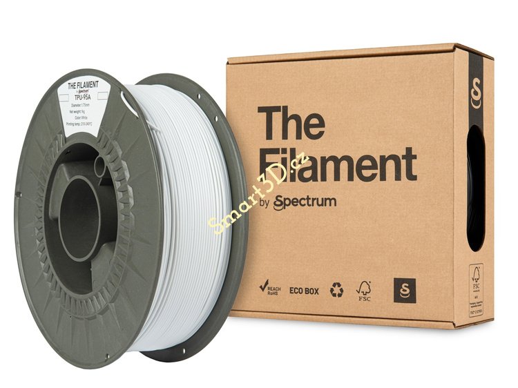 Filament TheFilament / TPU-95A / WHITE / 1,75 mm / 1 kg