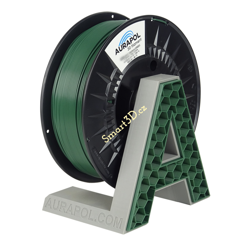 Filament AURAPOL / PETG / ARMY "HIGHLAND" ZELENÁ / 1,75 mm / 1 kg.